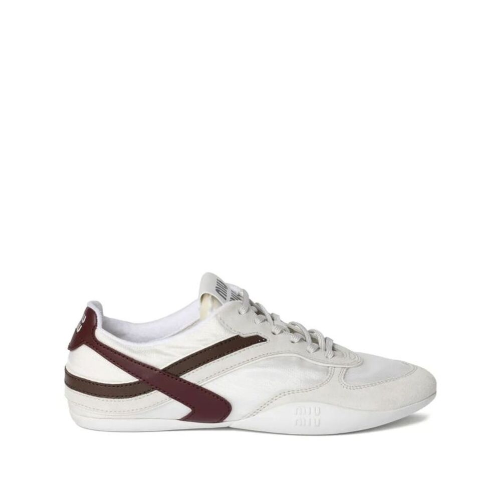Gymnasium Technical Fabric And Suede Sneakers Women